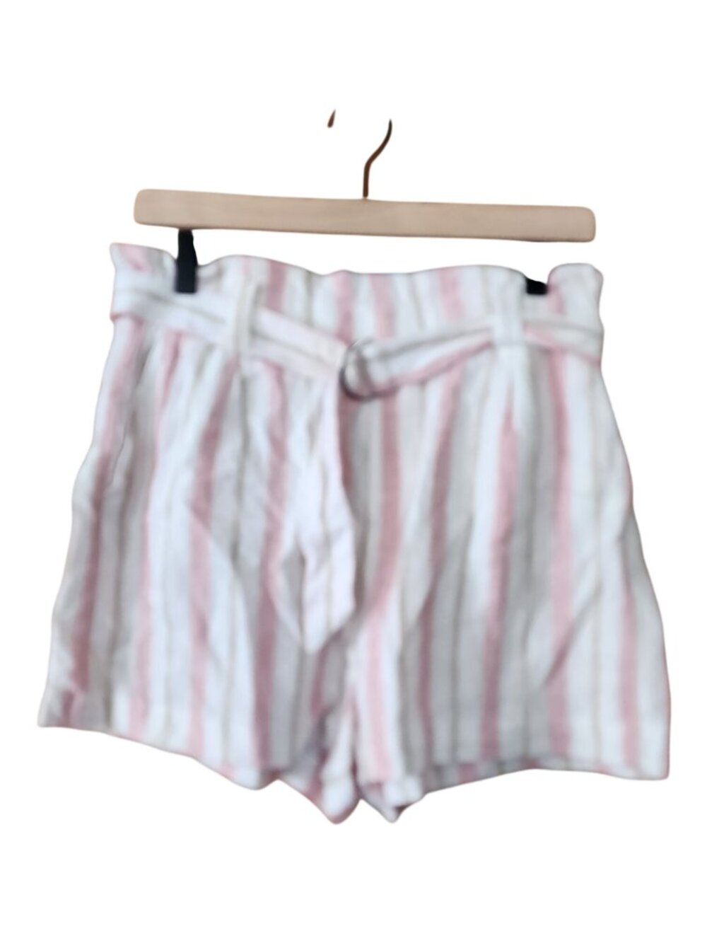 Love Tree Linen Blend Paperbag Shorts Womens Size M